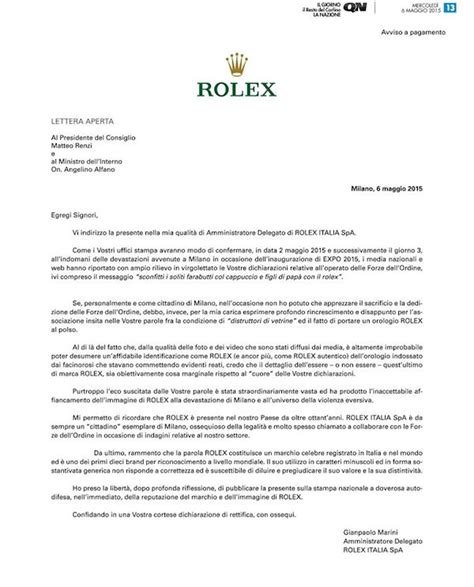 lettre de motivation rolex|Lettre de motivation pour travailler dans le luxe.